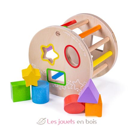 First Rolling Shape Sorter BJ-BB096 Bigjigs Toys 2