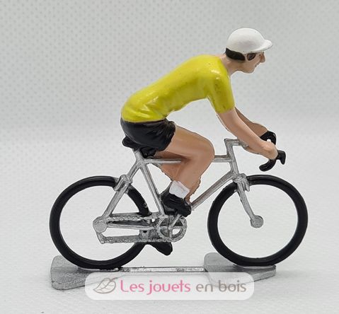 Cyclist figurine R yellow jersey FR-R1 Fonderie Roger 1