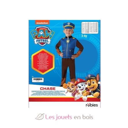 Paw Patrol Chase costume 3-4 years R630718T34 Rubies 4