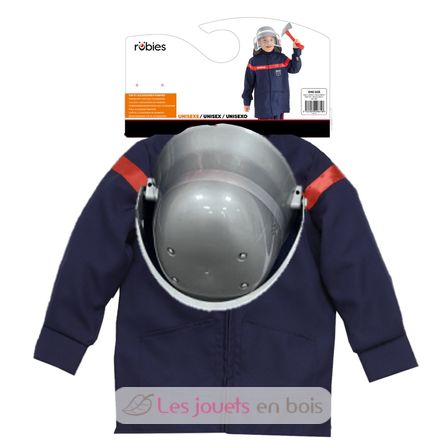 Firefighter top and helmet 5-8 years R159972 Rubies 3