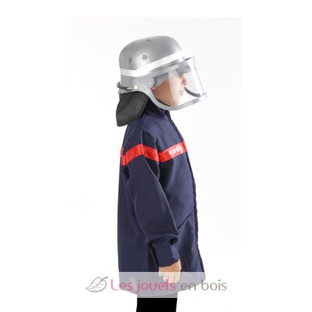 Firefighter top and helmet 5-8 years R159972 Rubies 2