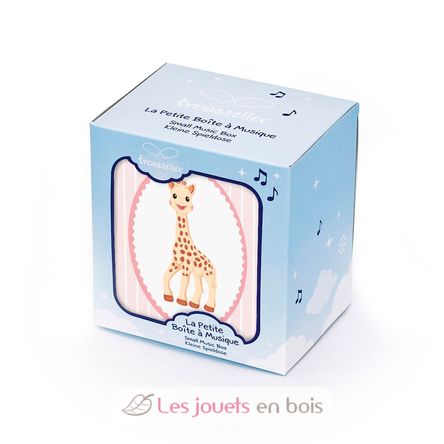 Musical Cube Box Sophie the Giraffe pink TR-S20163 Trousselier 6