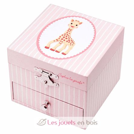 Musical Cube Box Sophie the Giraffe pink TR-S20163 Trousselier 1