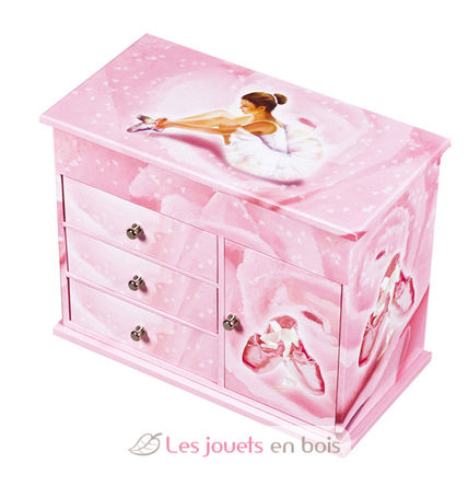 Chest of drawers with music Ballerina - Pink TR-S237000 Trousselier 1