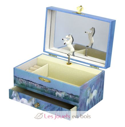 Musical jewelry box Horses Camargue TR-S60621 Trousselier 2