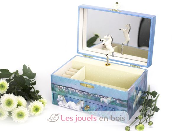 Musical jewelry box Horses Camargue TR-S60621 Trousselier 5