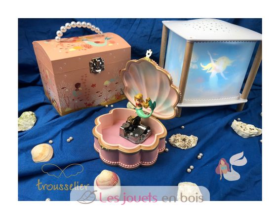 Musical jewelery box Mermaid in Shell TR-S61043 Trousselier 4