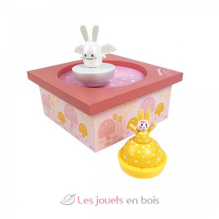 Angel & Rabbit Music Box, Spring TR-S95007C Trousselier 2