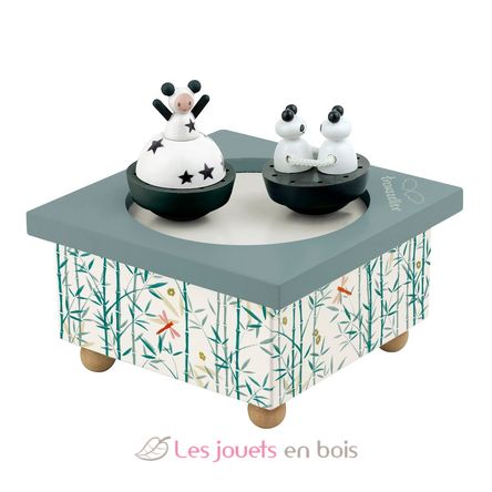 Girl & Pandas Music Box TR-S95012-4818 Trousselier 1