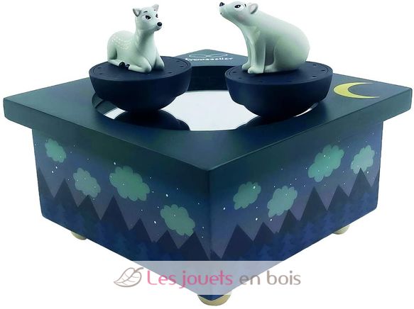 Fawn and Bear Music Box TR-S95040 Trousselier 1