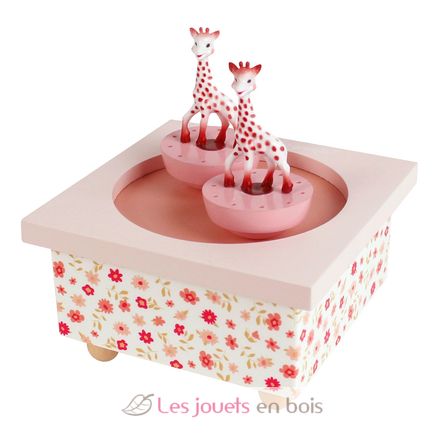 Sophie the Giraffe Music Box, pink TR-S95061-4802 Trousselier 1