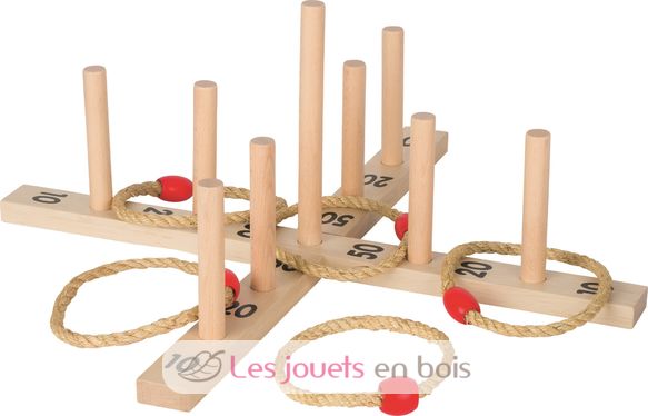 Hoop-la game with 5 sisal rings GOSA059-5173 Goki 1