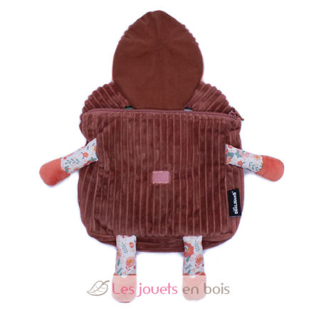 Melimelos the doe velvet backpack DE35031 Les Déglingos 4