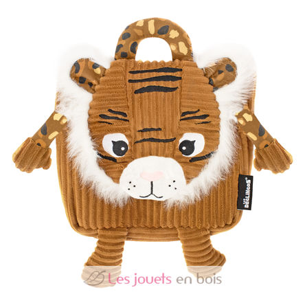 Speculos the tiger velvet backpack DE35030 Les Déglingos 1