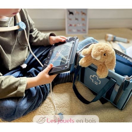 Veterinarian bag with rabbit LE12737 Small Foot company 6