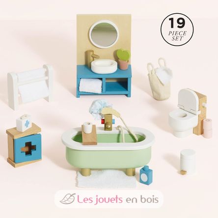 Bathroom set for dolls house TV-ME060 Le Toy Van 3