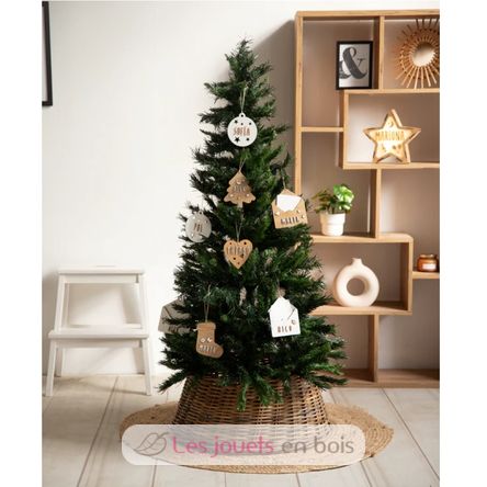 Customizable Bone Christmas Decoration in wood VI-HU10 Vintiun 7