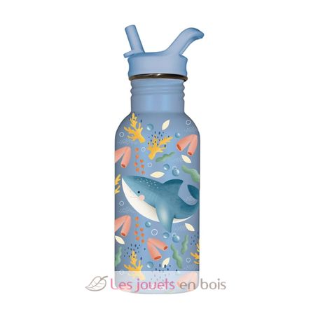Stainless steel bottle 500 ml - Splashy the shark SJ-SB3055 Sassi Junior 1