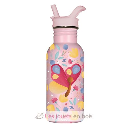 Stainless steel bottle 500 ml - Twirly the butterfly SJ-SB3062 Sassi Junior 1
