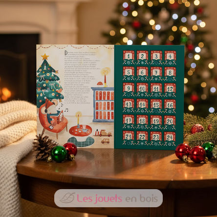 Red Advent Calendar - 24 little books SJ-5742 Sassi Junior 10