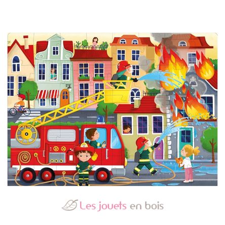 Book and Puzzle Firefighters SJ-304321 Sassi Junior 3