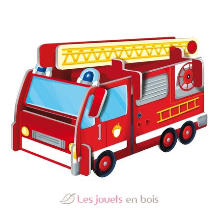 Book and Puzzle Firefighters SJ-304321 Sassi Junior 4