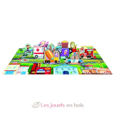 Book and Puzzle Vehicles SJ-305571 Sassi Junior 2