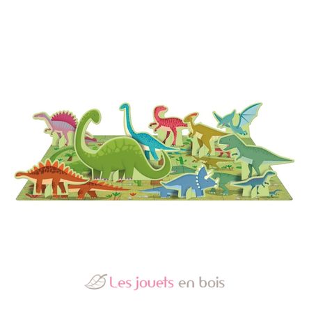 Book and Puzzle Dinosaurs SJ-307551 Sassi Junior 2