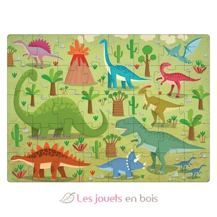 Book and Puzzle Dinosaurs SJ-307551 Sassi Junior 3