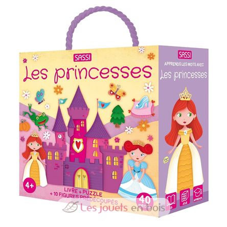 Book and Puzzle The Princesses SJ-310506 Sassi Junior 1