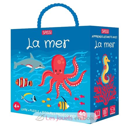 Book and Puzzle The sea SJ-313767 Sassi Junior 1