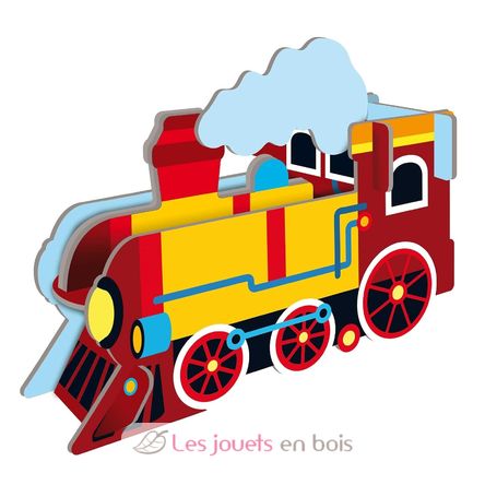 Book and Puzzle Trains SJ-329119 Sassi Junior 4