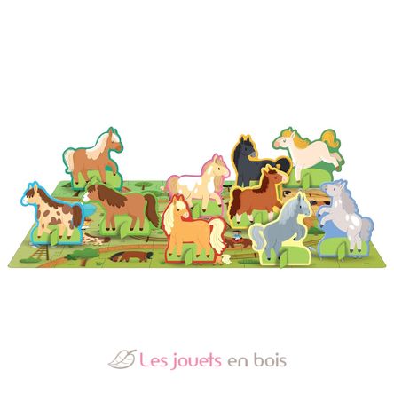 Book and Puzzle Ponies SJ-329898 Sassi Junior 2