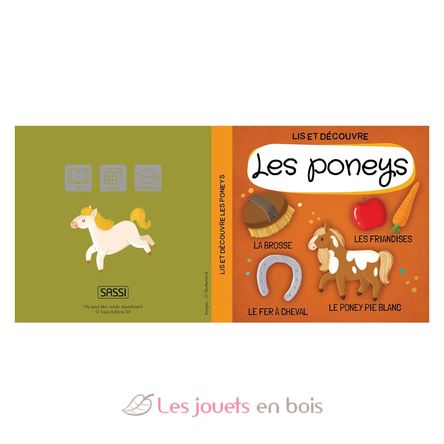 Book and Puzzle Ponies SJ-329898 Sassi Junior 3