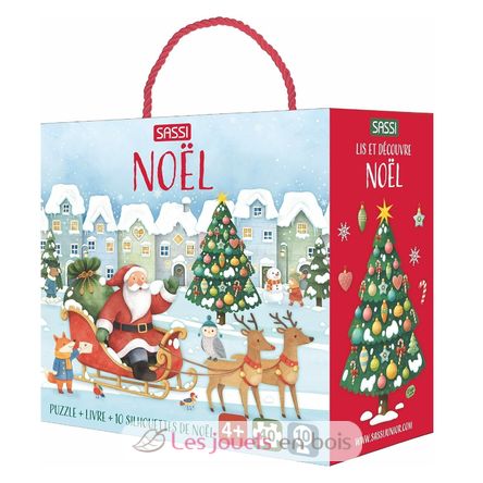 Book and Puzzle Christmas SJ-331617 Sassi Junior 1