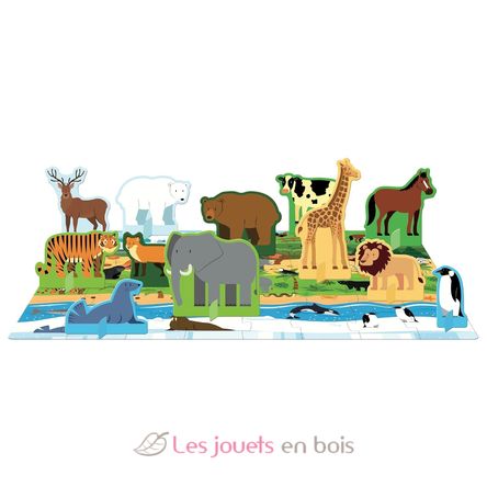 Book and Puzzle Animals SJ-355361 Sassi Junior 4