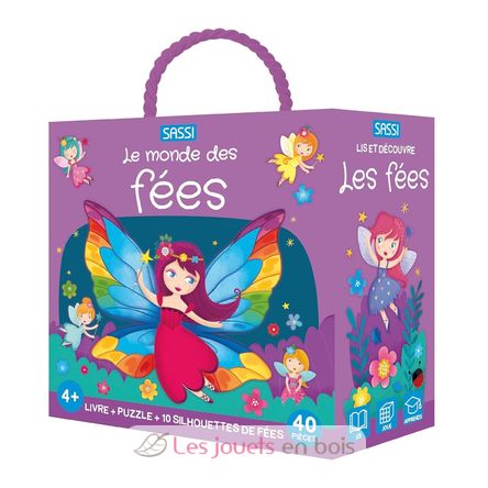 Book and Puzzle Fairies SJ-356795 Sassi Junior 1