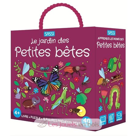 Book and Puzzle Little creatures SJ-380929 Sassi Junior 1