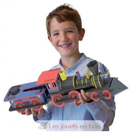 Build a locomotive 3D SJ-7636 Sassi Junior 6