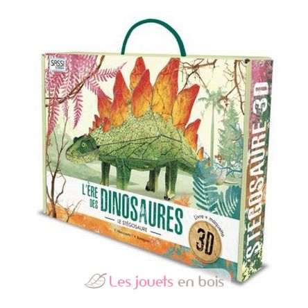 The era of the dinosaurs - 3D Stegosaurus SJ-9658 Sassi Junior 2