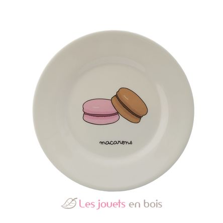 Children's plate with macarons 20cm PJ-SB968T Petit Jour 1