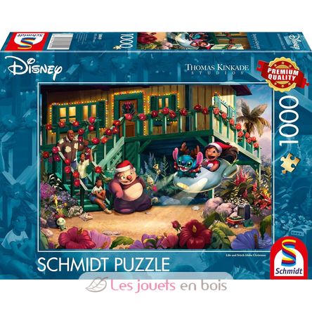 Puzzle Lilo and Stitch Aloha Christmas 1000 pcs S-58049 Schmidt Spiele 1