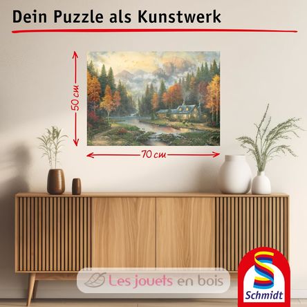 Puzzle Evening at Autumn Lake 1000 pcs S-58784 Schmidt Spiele 3