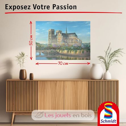 Puzzle Notre Dame 1000 pcs S-58796 Schmidt Spiele 3