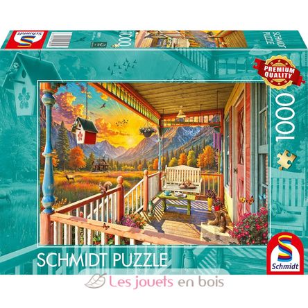 Puzzle Mountain Veranda 1000 pcs S-58893 Schmidt Spiele 1
