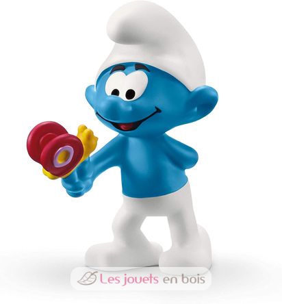 Smurf with butterfly SC-20818 Schleich 1