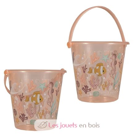 Pink Ocean Dreams shell bucket LD2012400 Little Dutch 3