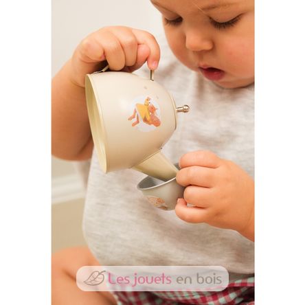 Tin tea set in a basket Friends EG540062 Egmont Toys 8
