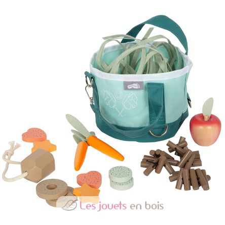Horse feed set with a bag LE12796 Small Foot company 2