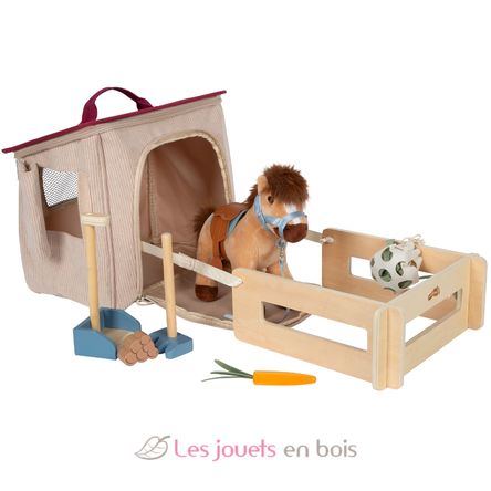 Horse with stall and accessories LE12731 Small Foot company 4